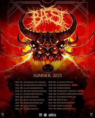 BAEST Tourdates 2025