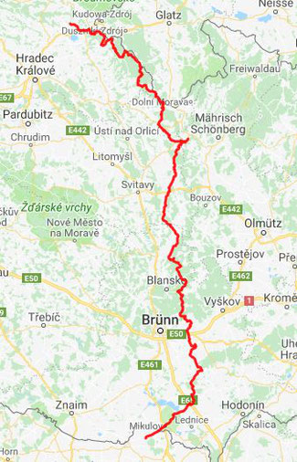 gefahren 334km
