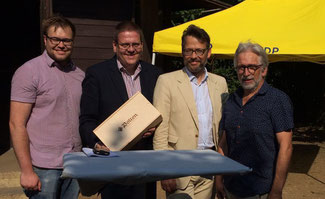 v.l.n.r.: S. Kell, K. Abruszat O. Fricke, K. Thelen