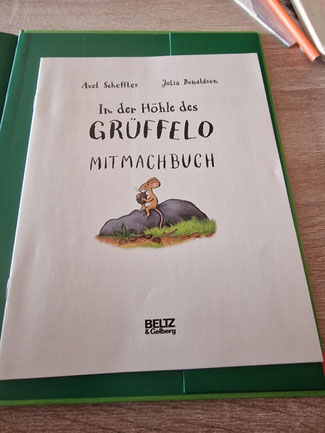 In der Höhle des Grüffelo: Mitmachbuch