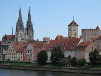 Im Sommer wie im Winter sehenswert: Die Altstadt von Regensburg zählt zu den schönsten in Deutschland. 