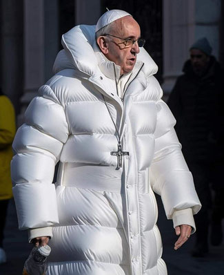 By Midjourney - https://www.reddit.com/r/midjourney/comments/120vhdc/the_pope_drip/, Public Domain, https://commons.wikimedia.org/w/index.php?curid=137281085