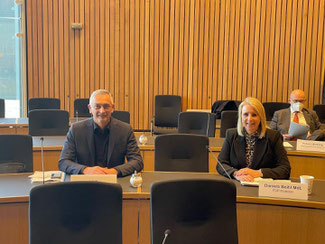 Dr. Werner Pfeil MdL und Daniela Beihl MdL