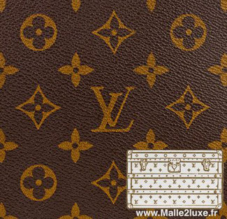 Sac à main Louis Vuitton City Malle en toile monogram beige et