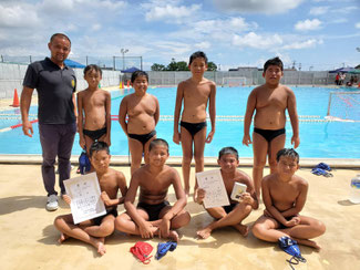 男子　水球　小学生 第４４回全国ジュニアオリンピック夏季大会 小学生、中学生同時出場おめでとう！ 中学全国 BEST8おめでとう！ - ohkawaswimmings  jimdo page!