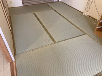 府中市　畳　中国産畳　リビング横の畳
