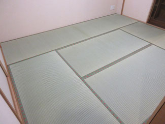東大和市 畳 花柄の畳縁