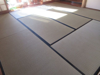 日野市　畳　熊本県産畳　地が厚くスベスベの畳　ツヤが出る畳