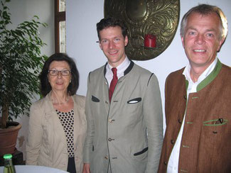 Renate Frohnhöfer, Max Graf Nesselrode, Johannes Remmel (v.l.n.r.)