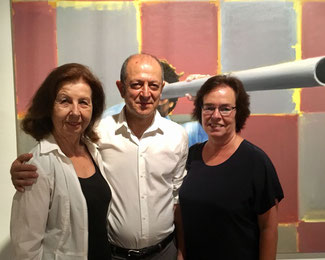 v.l.n.r.: Renate Frohnhöfer, Masoud Sadedin und Dagmar Ziegner