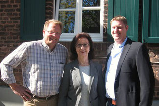 v.l.n.r. Peter Capellmann, Renate Frohnhöfer, Bernd Bulich
