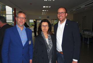 Thomas Wagner (Bildungsdezernent des Rhein-Sieg-Kreises), Renate Frohnhöfer und Jörn Freynick MdL