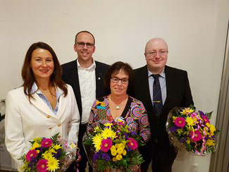 von links nach rechts: Jennifer Kotulla, Jörn Freynick, Dagmar Ziegner, Heinrich Euteneuer