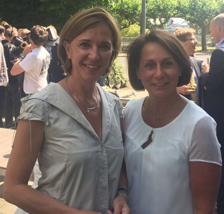 Von links nach rechts: Yvonne Gebauer und Nicole Westig