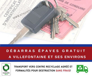 epaviste professionnel Villefontaine