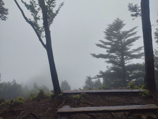 ひたすら雲の中でした