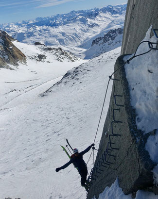 Skitour, Schweiz, Tiefenstock, Tiefensattel, Klettersteig, Galenstock, Chli Bielenhorn, Furka, Realp, Albert-Heim-Hütte, Hotel Tiefenbach, Tagestour, Tagesskitour, Tiefenstock an einem Tag, Gotthard, Andermatt