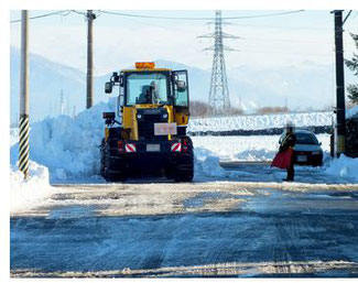 除雪車周辺の事故