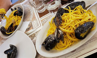 Итальянская паста с морепродуктами