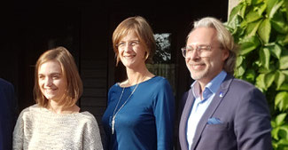 Von links: Annina Frangenberg (Rhein-Berg Kreis), Jessica Gaitskell (Rhein-Sieg Kreis), Gerd Kaspar (Köln). Es fehlt Elmar Conrads-Hassel (Bonn)