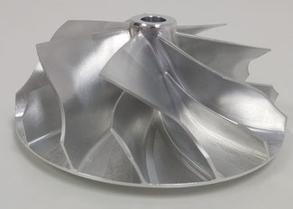 High Strength Performance Billet Compressor Impellers; Optimized Boost and Air Flow for Mustangs and Chevys