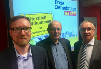 (v.l.n.r) Christian Grau, Hans Reiff, Peter Rauw