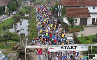 Start zum Frankenwald-Marathon © Sportograf