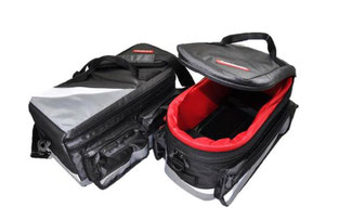 Turicum – Gepäckträgertasche für den Zweitakku-Transport (360x150x190mm) © Pletscher