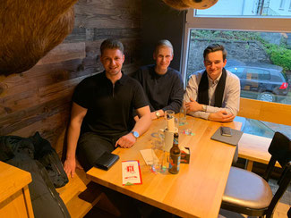 (von links): Nico Jülich, Dennis Trütgen und Pascal Jonas
