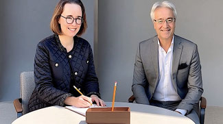 Oxana Iose und Peter Tsa-Adolphs im Gespräch