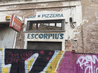 Aspecto actual del bar Escorpiu's