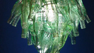 Chandelier upcyclé