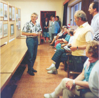 Eröffnung der Kunstausstellung in der Freizeitzeit-Arena in Sölden