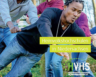 Ausschnitt vom Cover der HVHS-Broschüre. 