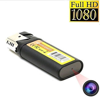 Telecamera spia, Aceendino spia, Registratore spia, 007, amazon spia