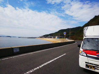 岡山市東区宝伝海水浴場付近