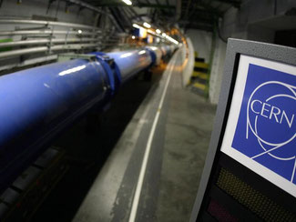 Die «Weltmaschine»: Der Teilchenbeschleuniger Large Hadron Collider im Kernforschungszentrum Cern bei Genf. Foto: Martial Trezzini/Archiv
