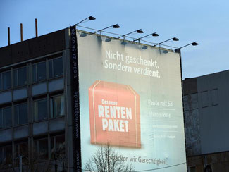 Die Werbung für das Rentenpaket hat offenbar überzeugt. Foto: Jens Kalaene/Archiv