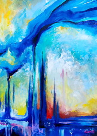 tableau minimaliste de benoit vinadelle artiste peintre