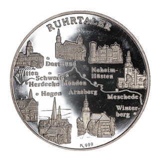Arnsberg Ruhrtaler Silbermünze