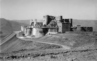 Syrie - Crac des Chevaliers en août 1936.