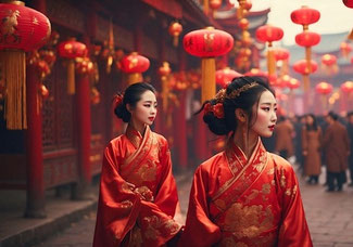 Nouvel-An-chinois dictée rouge