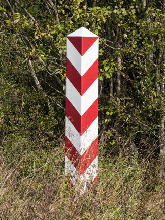 Bild: Polnischer Grenzstein