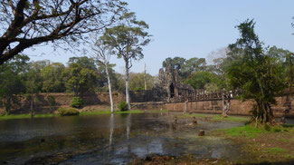 Bild: Überreste der Millionenstadt Angkor Thom