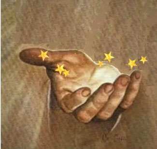 Les 7 étoiles dans la main droite de Jésus, le chef de l’Eglise, représentent les anges des 7 églises, donc tous les anges qui participent à la proclamation de la bonne nouvelle du Royaume.