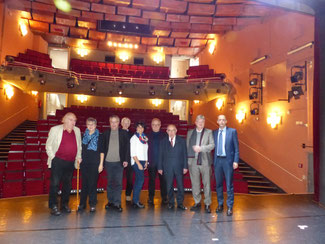 v.l.n.r.: Walter Ullrich, Helga Lerch, MdL., Bernd Altmann, Dr. Christoph Beck, Sabine Laskowski, Paul Peter Baum, Dr. Peter Barth, Dr. Tobias Kador, Alexander Buda