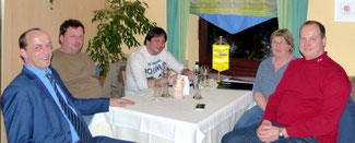 v.l.n.r.: Alexander Buda, Volker Menges, Volker Rambeaud, Margit Weber, Peter Weber