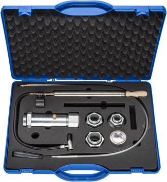 Hausanschluss-Absperrset 3/4” - 2 1/2”, Schleusenvorrichtungen zum Stopfenziehen, Presskolbensetzen und Gashaupthahnwechsel, ohne Gasaustritt