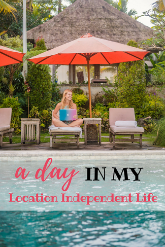 A day in my location independent life