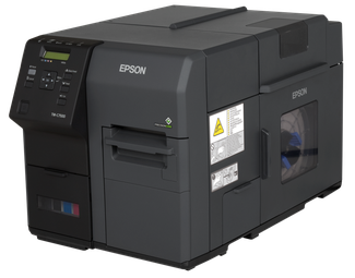 Epson C-7500 Angebot Niesel-Etikett Weihnachten Neujahr